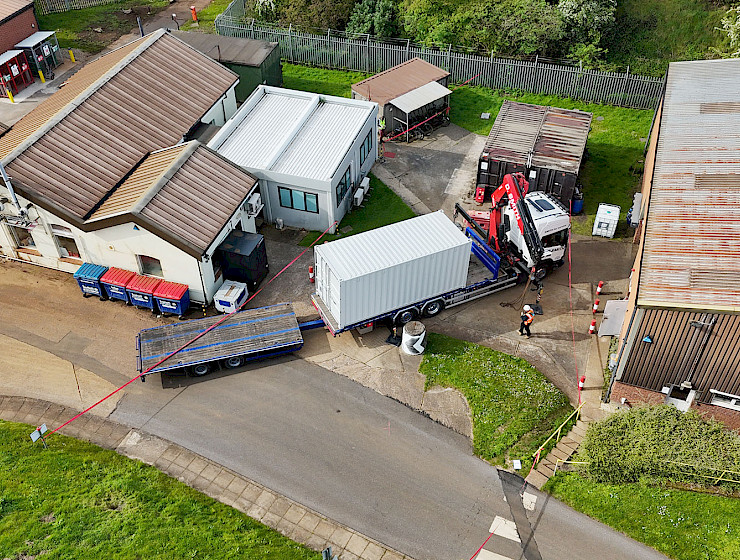 shipping container for hire delivery