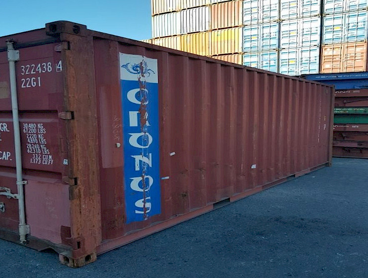 Second-Hand 20ft Shipping Container
