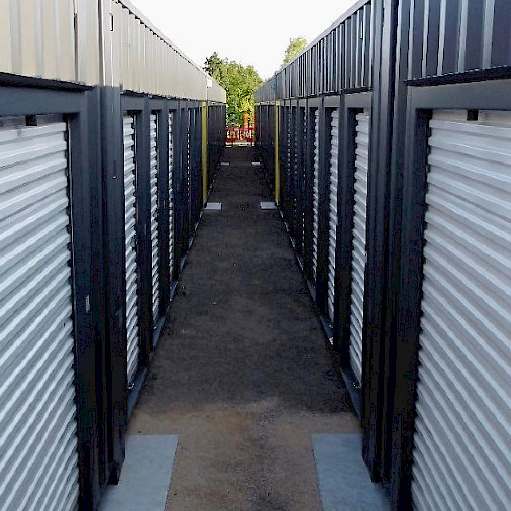 container storage site setup