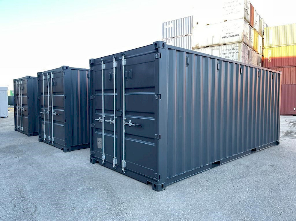 20ft shipping container used for secure storage