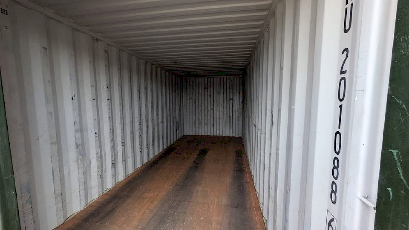 inside a used shipping container for sale in suffolk