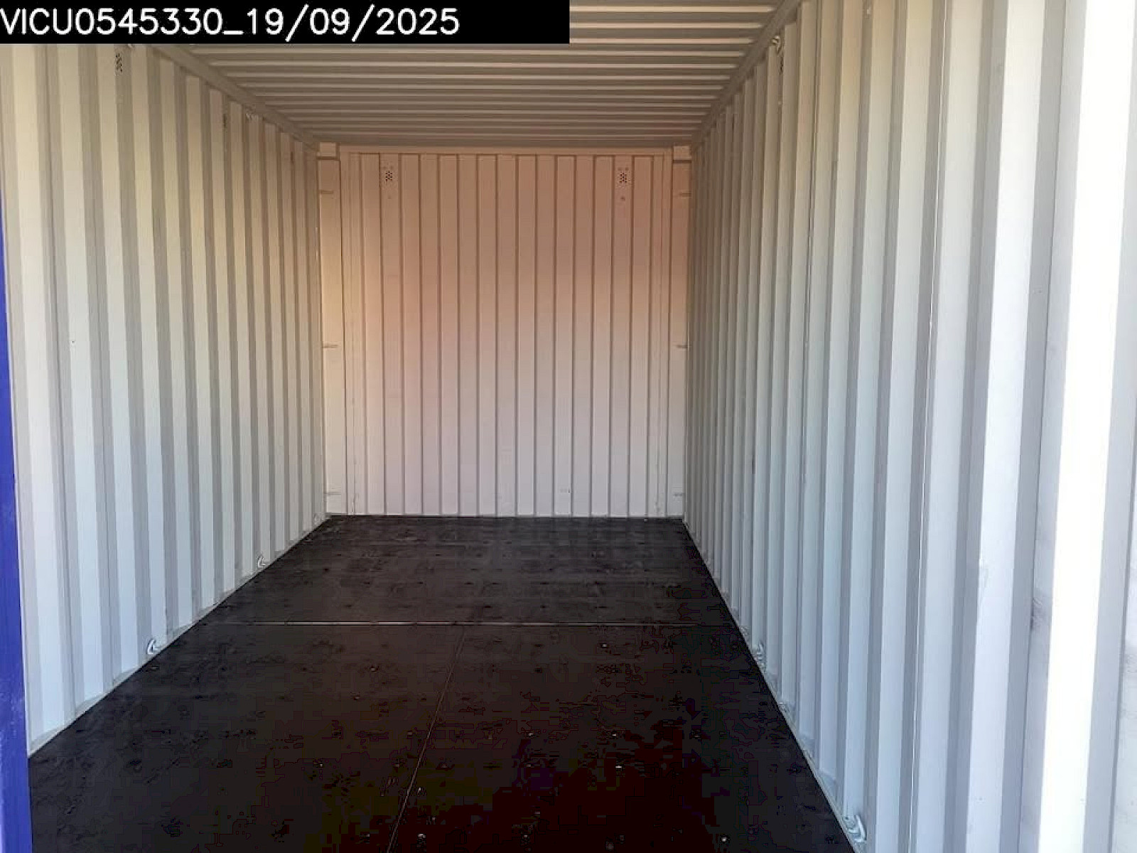 blue shipping container for sale in suffolk