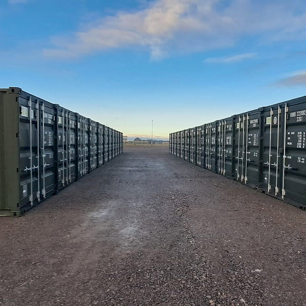 Secure shipping containers for agricultural storage in Suffolk