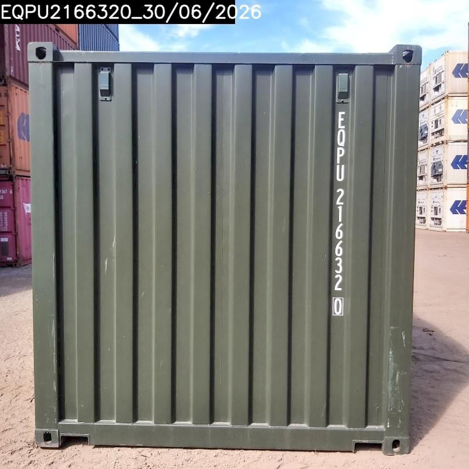 dark green shipping container for sale