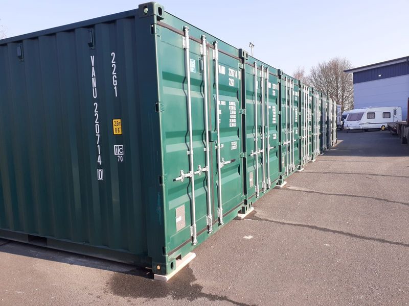 secure-shipping-container-building-site