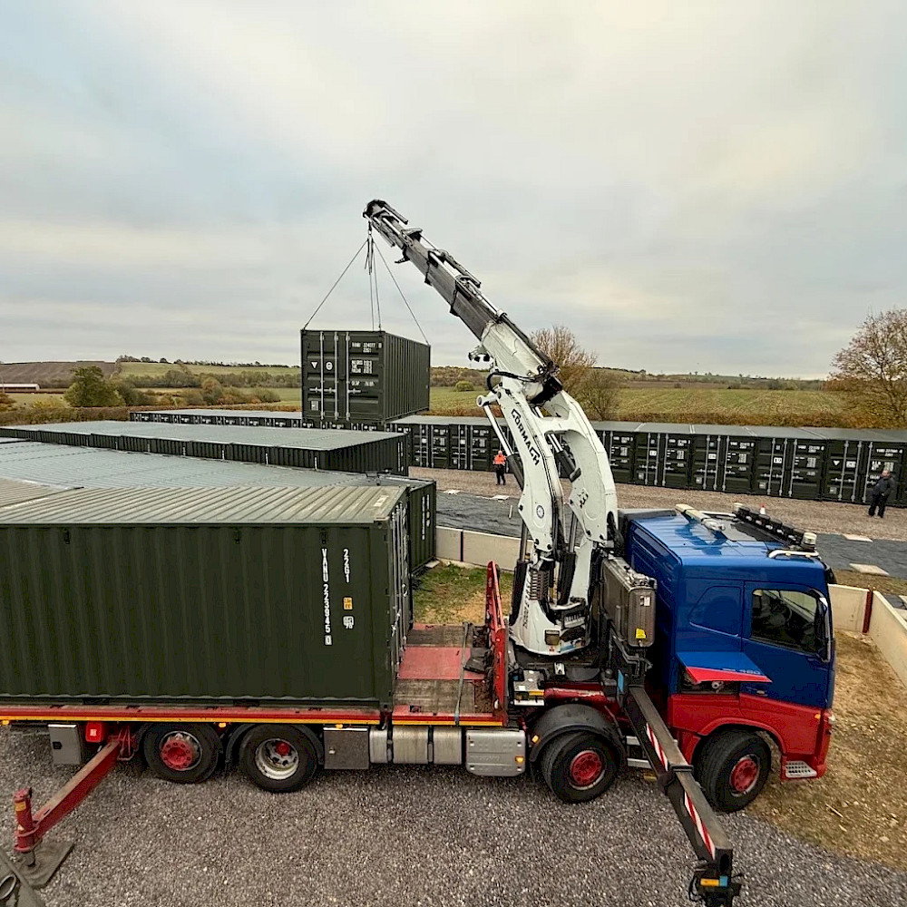 shipping container for winter storage suffolk